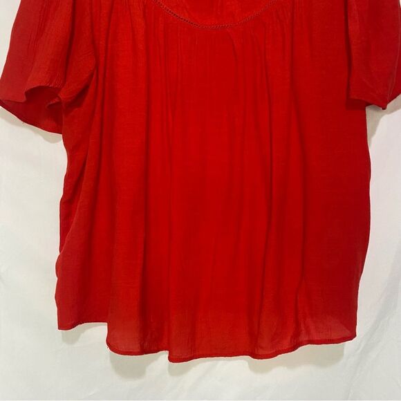 Nanette Lepore flutter sleeve blouse - Picture 3 of 6